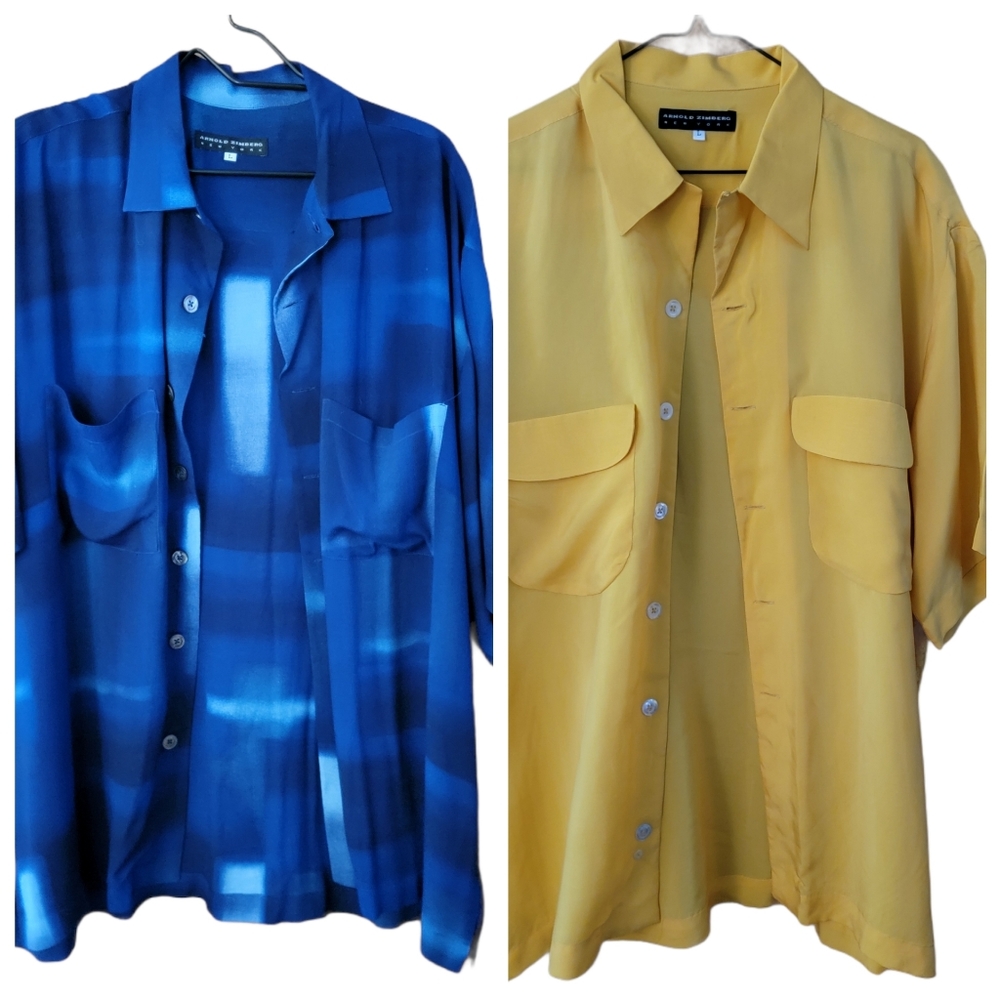 Mens Vintage Arnold Zimberg New York Shirts Bundle